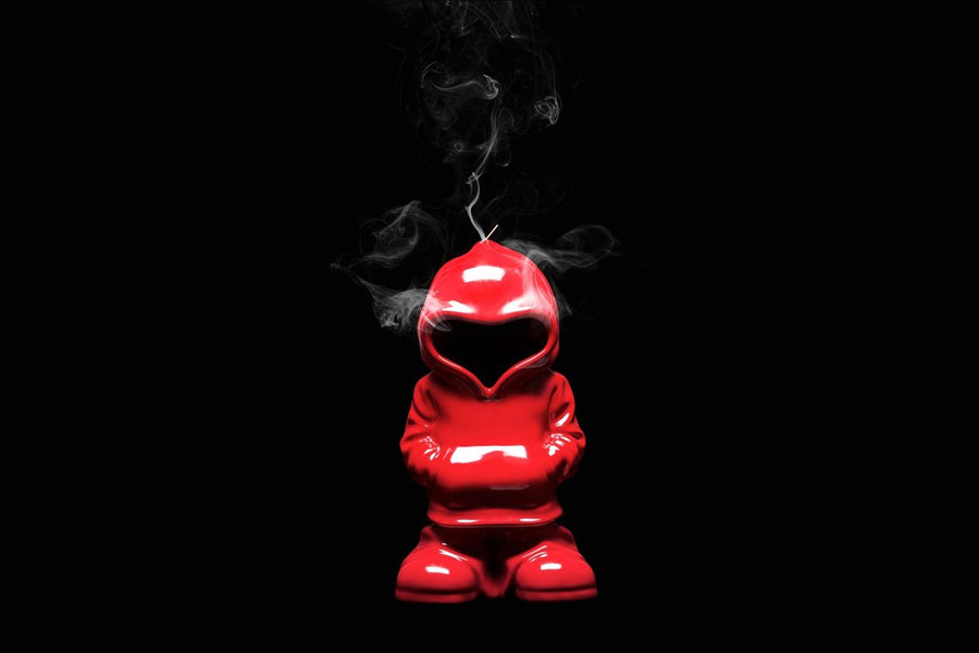 CLOT X OBJECTIVE COLLECTIBLES THE EVOLUTION OF RETRO “SPECTOR”- RED PORCELAIN INCENSE CHAMBER RELEASE