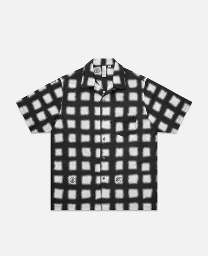 CHECKED ALL PRINT SS SHIRT